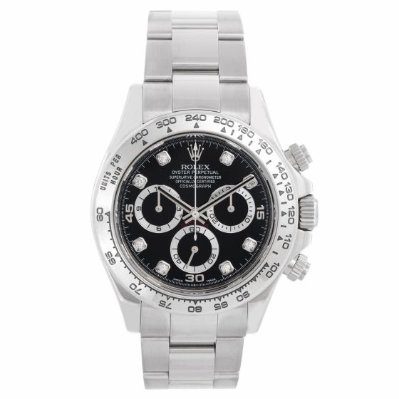 Rolex Cosmograph Daytona Watch Black Dial 116509