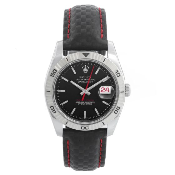 Men's Rolex Turnograph Datejust On a Strap Watch 116264