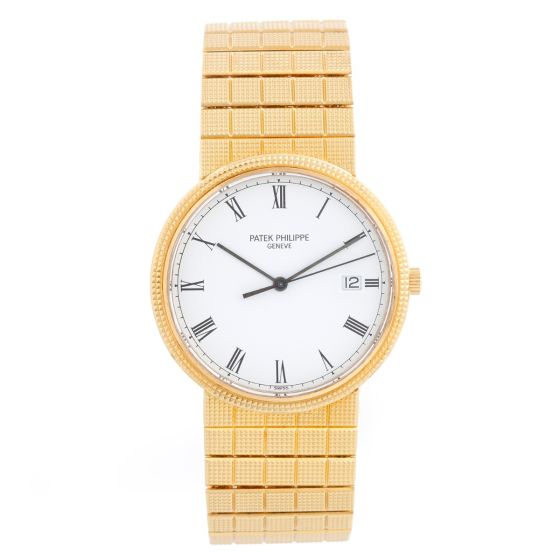 Patek Philippe Yellow Gold Calatrava Men's Quartz Watch Ref. 3944 J or 3944J