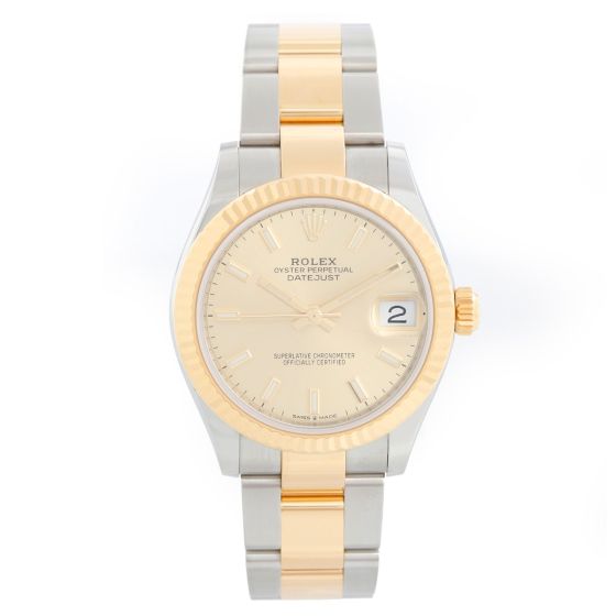 Rolex Datejust Midsize 2-Tone Watch 278273 Champagne Dial 