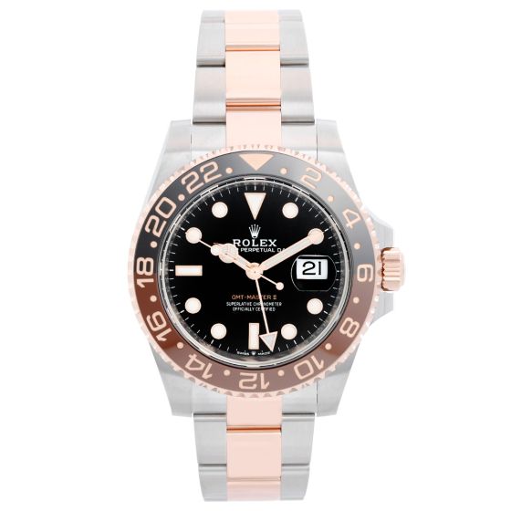 Rolex GMT-Master II Rose Gold and Stainless Steel Root Beer 126711