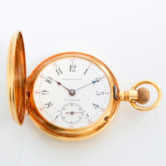 Tiffany & Co. 18K Yellow Gold Pendant Pocket Watch