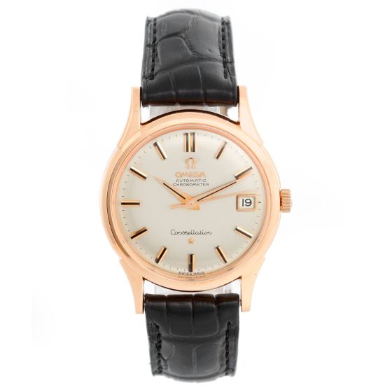 Omega Constellation Automatic 18K Rose Gold Watch Ref 14393/4