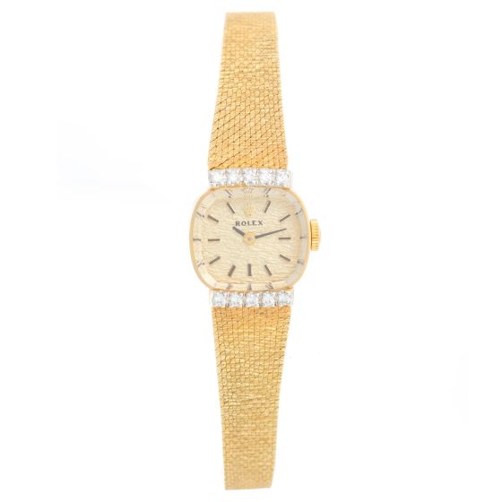 Vintage Rolex Ladies 14K  Yellow Gold Watch Ref 8374