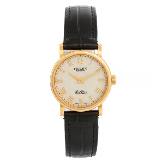 Rolex Cellini 18k Yellow Gold Ladies Watch 6110