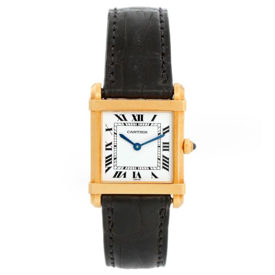 Cartier Tank Chinoise 18K Yellow Gold Men's Watch