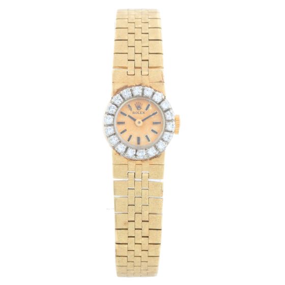 Vintage Rolex Ladies 14K Yellow Gold Watch
