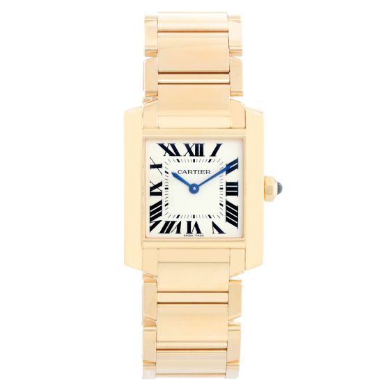 Cartier Tank Francaise Midsize 18k Gold Watch W50003N2
