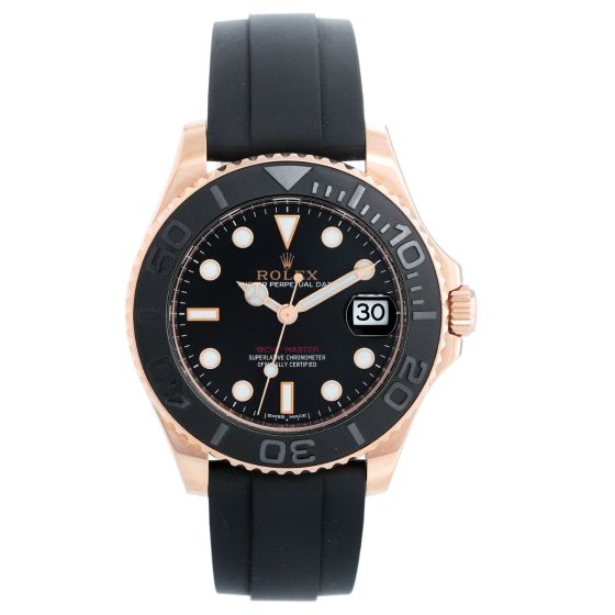 Rolex Yacht-Master 18k Everose Gold Men's Watch 268655 