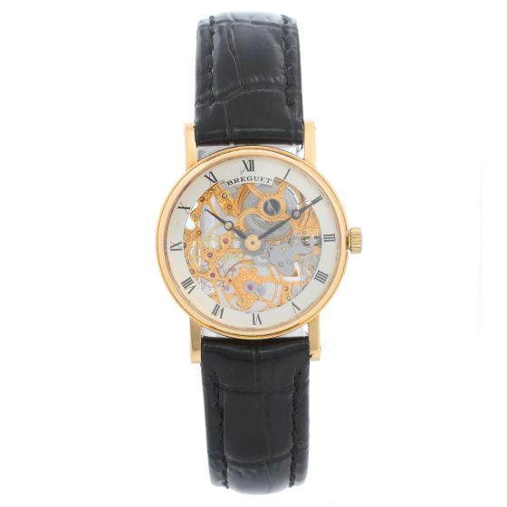 Breguet Skeleton 18k Yellow Gold  Ladies