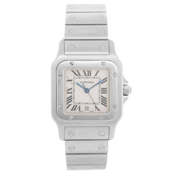 Cartier Santos Galbee Midsize Steel Quartz Watch W20060D6 1564