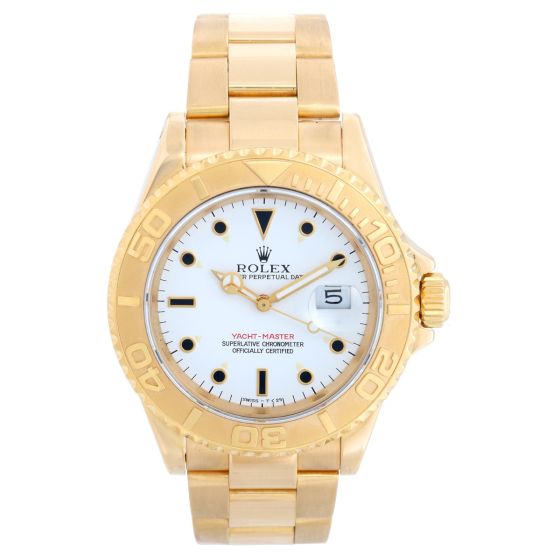 Rolex Yacht - Master Men's 18k Yellow Gold Watch 16628