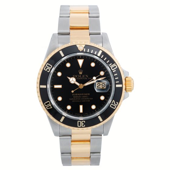 Rolex Submariner 2-Tone Steel & Gold Men's Watch 16803
