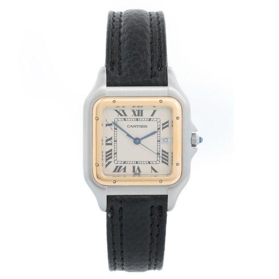 Men's Cartier Panther 2-Tone Steel & Gold Watch
