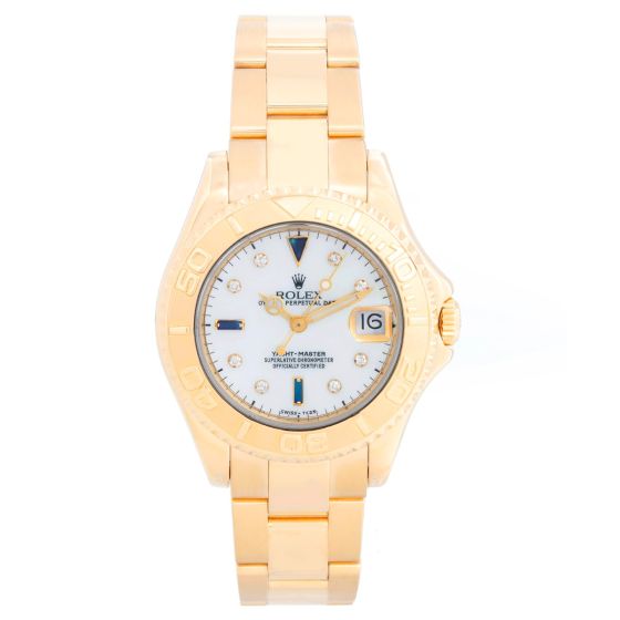 Rolex Yacht - Master Midsize Custom Diamond Watch for Men or Ladies 68628