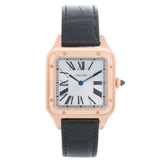 Cartier Santos Dumont Quartz 18k Rose  Gold WGSA0021 4227