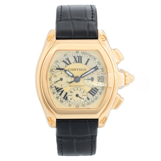 Cartier Gold Roadster Chronograph 2619  Men's Watch  W62021Y3