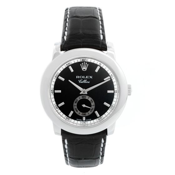Rolex Cellini Cellinium Men's Platinum Watch with Dial 5241/6