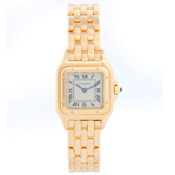 Cartier Panther Ladies 18k Yellow Gold Watch W25022B9 