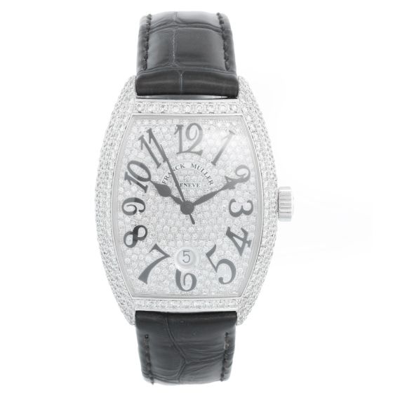 Franck Muller Casablanca 18K White Gold Diamond Watch 7880 SC DT D6 CD