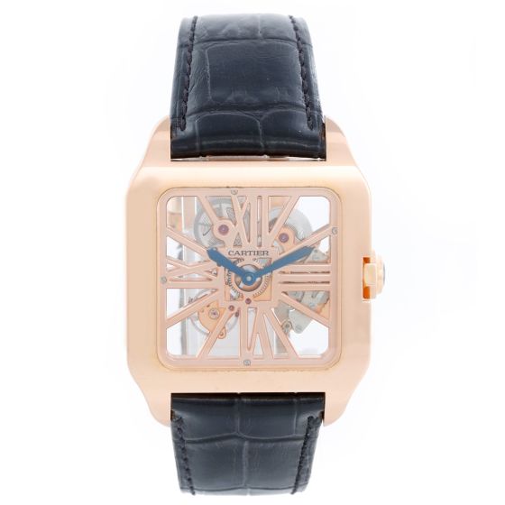 Cartier Santos Dumont XL Skeleton Rose Gold Watch W2020057