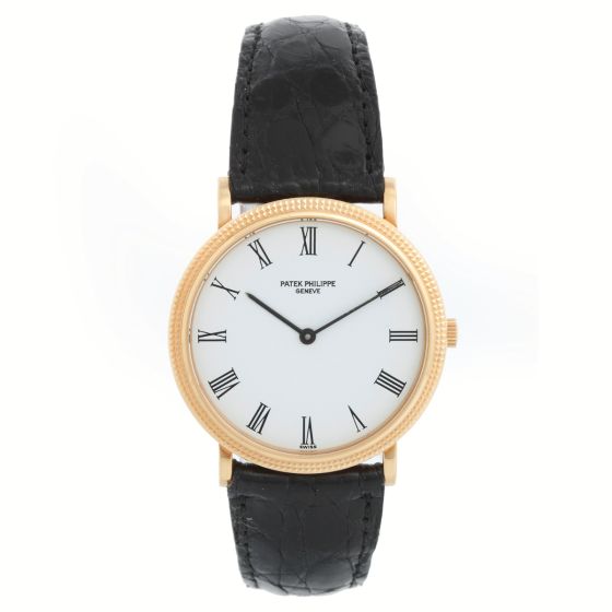 Patek Philippe Yellow Gold Calatrava Men's Quartz Watch Ref. 3954 J or 3954J