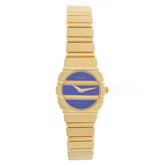 Piaget Polo 18K Yellow Gold Ladies Lapis Lazuli Watch 861 C 701