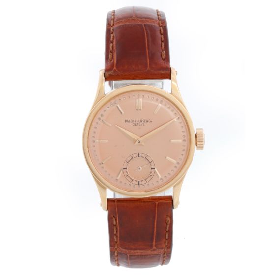 Patek Philippe Calatrava 18k Rose Gold Men's Watch  2451- R
