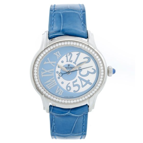 Audemars Piguet "Millenary" Blue Ladies Watch 77301ST.ZZ.D303CR.01