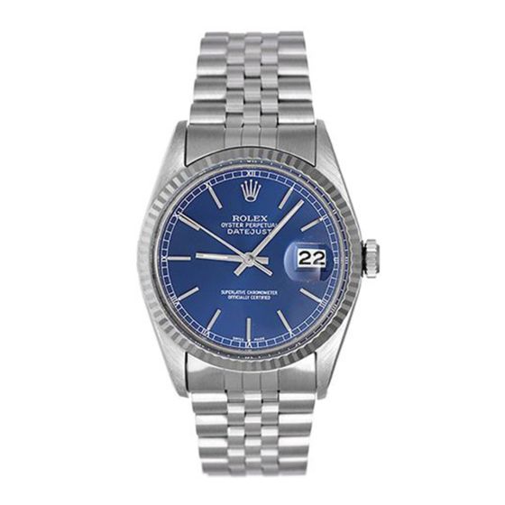 Rolex Datejust Men's Stainless Steel Watch 16014