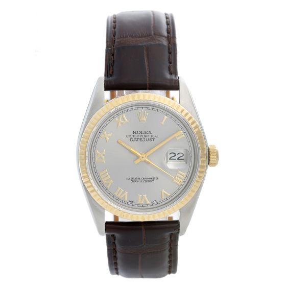 Rolex Datejust Steel & Gold  2-Tone Men's Watch 16013