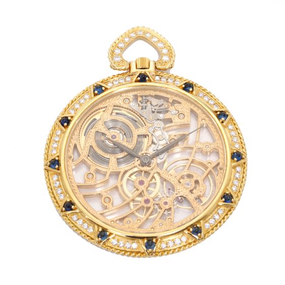Audemars Piguet Diamond and Sapphire Pocket Watch