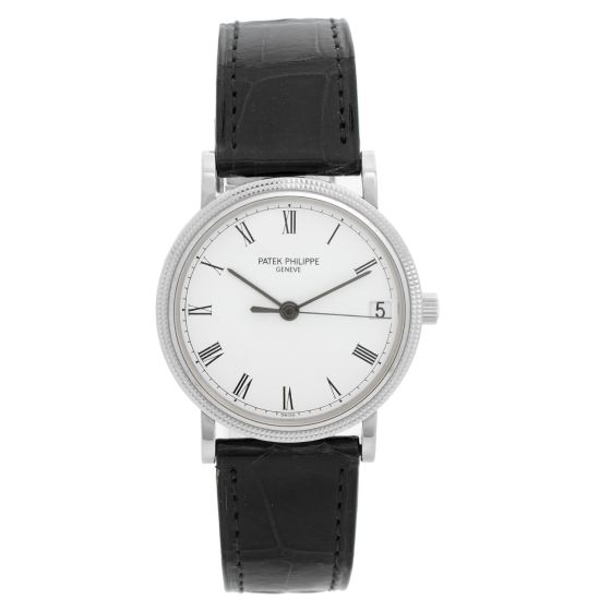 Patek Philippe Calatrava 18k White Gold  Men's Watch  3802 - G