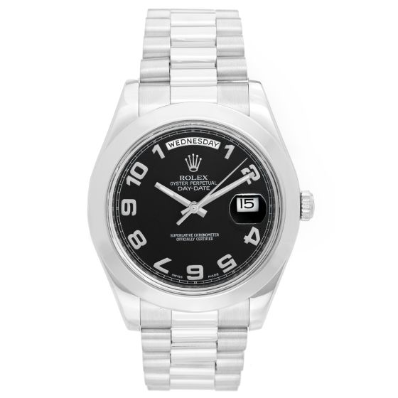 Rolex Day-Date II President Men's Platinum Watch 218206