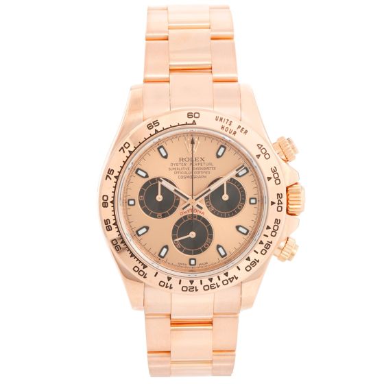 Rolex Everose Cosmograph Daytona Black Subdials 116505