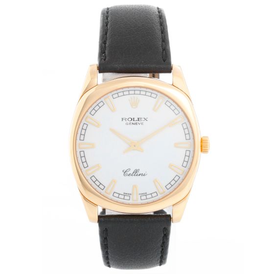 Rolex Cellini Danaos Men's 18k Gold Watch  4243 / 8