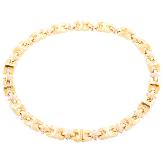 Quadri 18K Yellow Gold Link Necklace