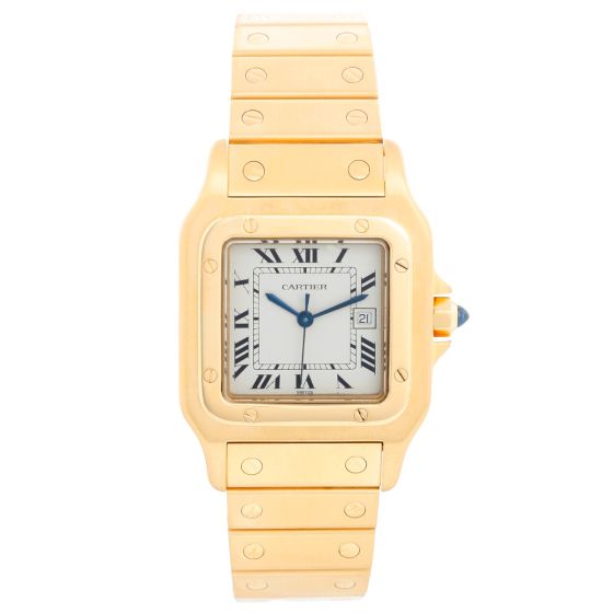 Cartier Santos Galbee 18K Yellow Gold Quartz Watch W20010C5