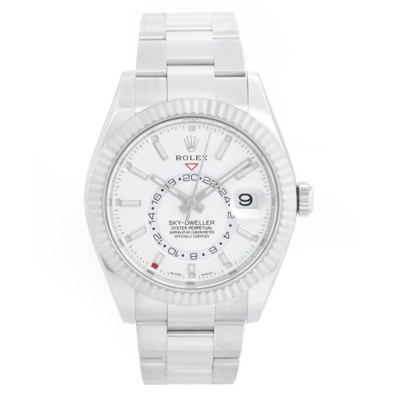 Rolex Sky-Dweller Stainless Steel White Dial 326934
