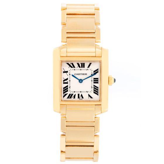 Cartier Tank Francaise Midsize Gold Unisex Watch WGTA0032 1821