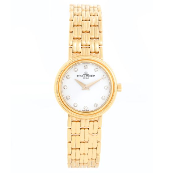 Baume & Mercier Ladies Classic Diamond Dial Watch 65323