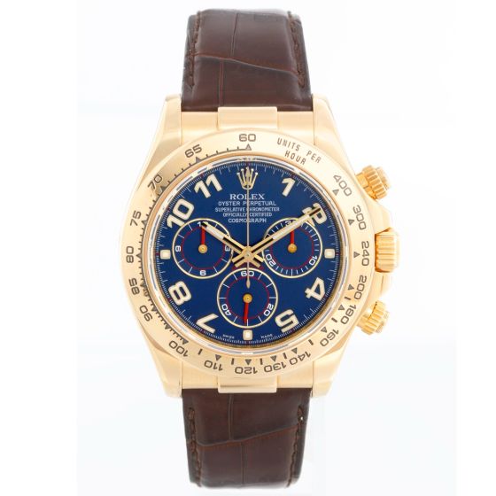 Rolex Cosmograph Daytona 18k Yellow Gold Men's Watch 116518