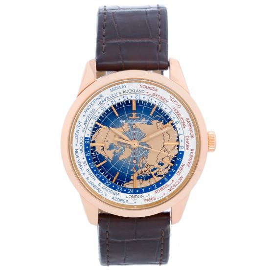 Jaeger LeCoultre Geophysic Universal Time Rose Gold Men's Watch Ref Q8102520