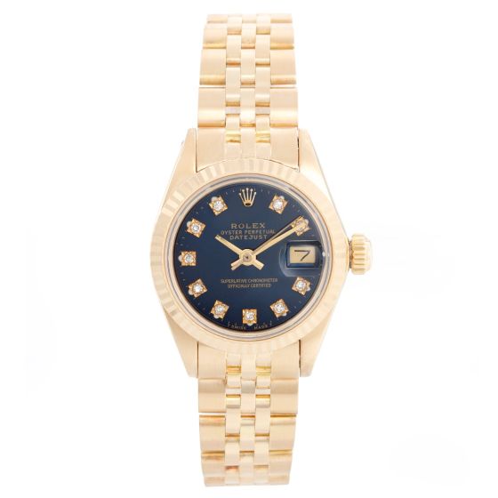Ladies Rolex President Automatic Watch with Diamonds 6917