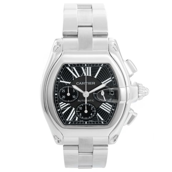 Cartier Roadster Chronograph Stainless Steel Men's Watch W62020X6 2618