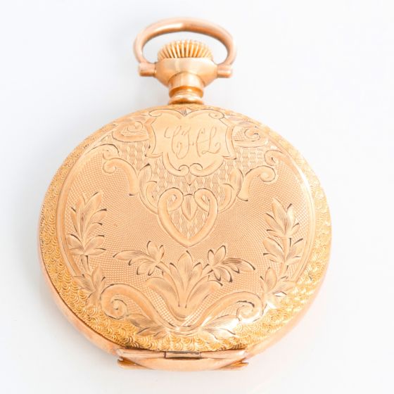 Hampden Gold Filled Ladies Pendant Pocket Watch