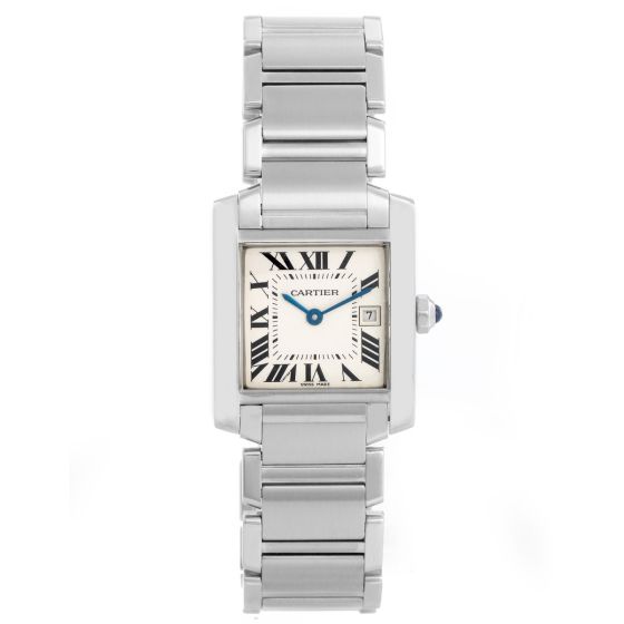 Cartier Tank Francaise Midsize Steel Watch W51011Q3