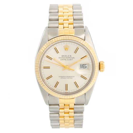 Rolex Datejust 2-Tone Steel & Gold Men's Watch 16013