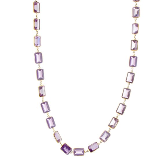 Amethyst by the Yard Necklace