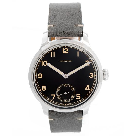 Longines Heritage Military 1938 Black Dial Men's Watch L2.826.4.53.2